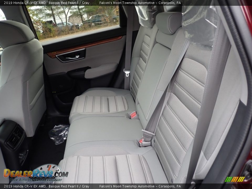 2019 Honda CR-V EX AWD Basque Red Pearl II / Gray Photo #11