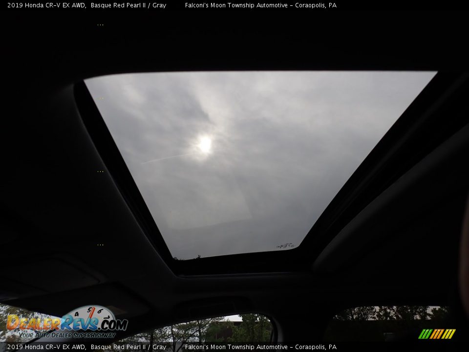 2019 Honda CR-V EX AWD Basque Red Pearl II / Gray Photo #13