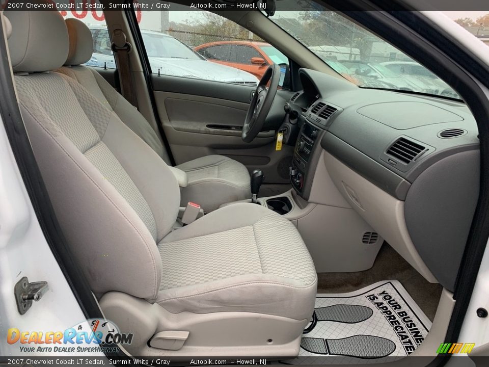 2007 Chevrolet Cobalt LT Sedan Summit White / Gray Photo #12