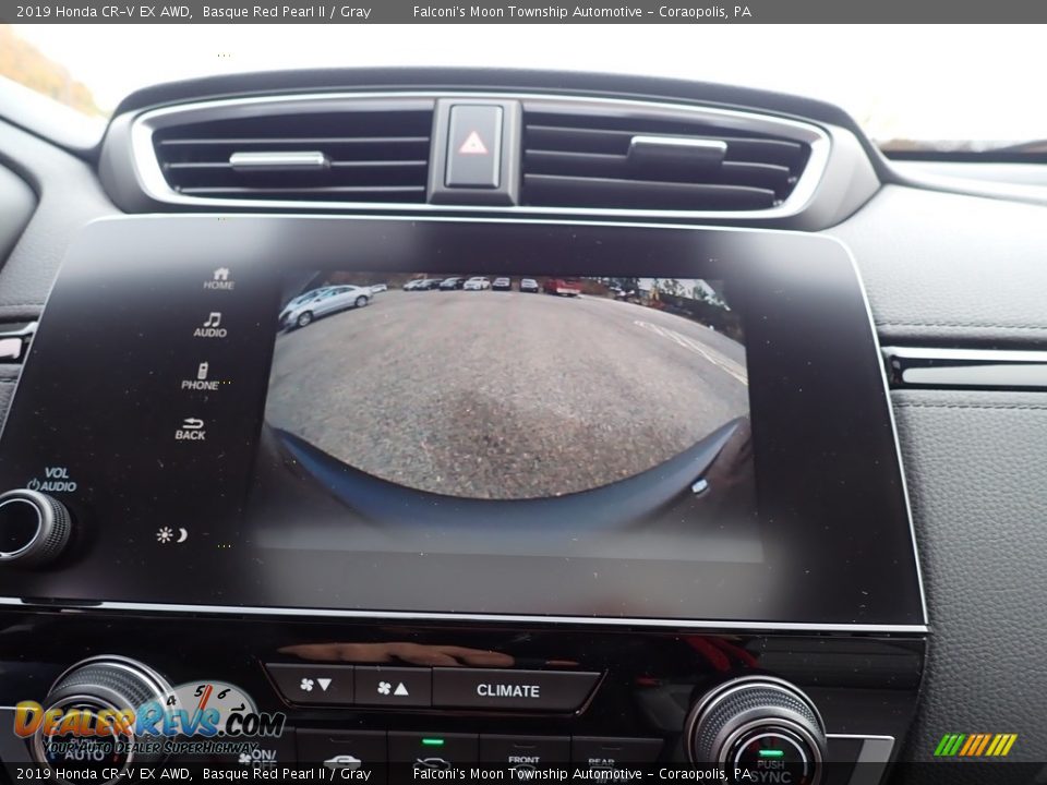2019 Honda CR-V EX AWD Basque Red Pearl II / Gray Photo #15
