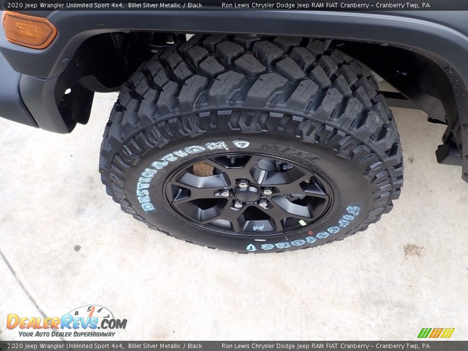 2020 Jeep Wrangler Unlimited Sport 4x4 Billet Silver Metallic / Black Photo #2