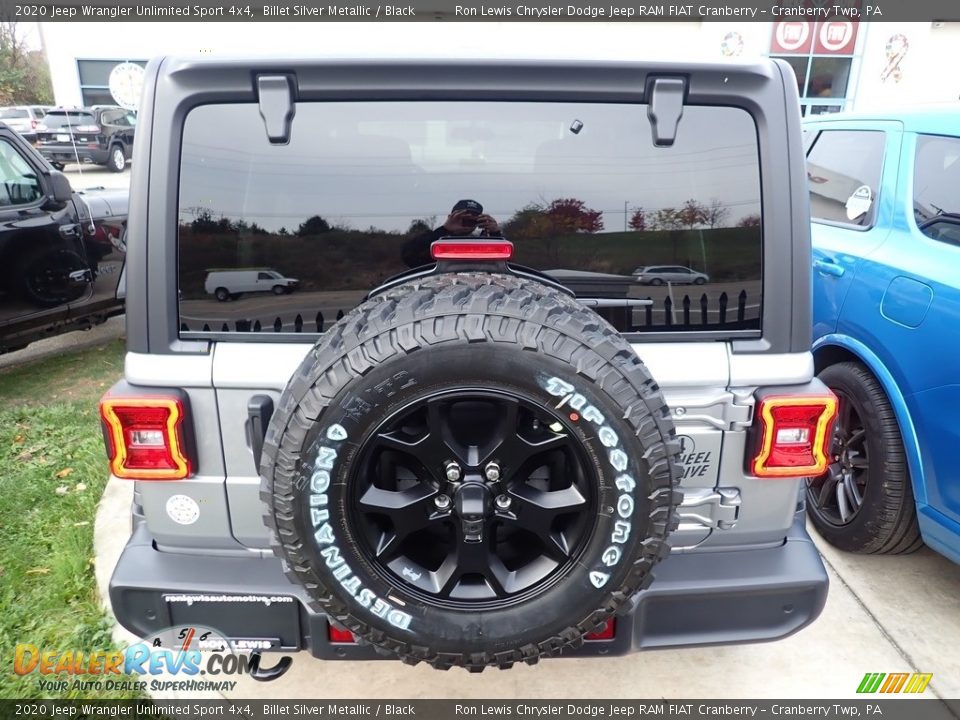 2020 Jeep Wrangler Unlimited Sport 4x4 Billet Silver Metallic / Black Photo #4