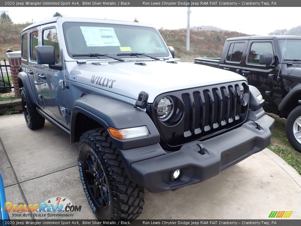 2020 Jeep Wrangler Unlimited Sport 4x4 Billet Silver Metallic / Black Photo #6