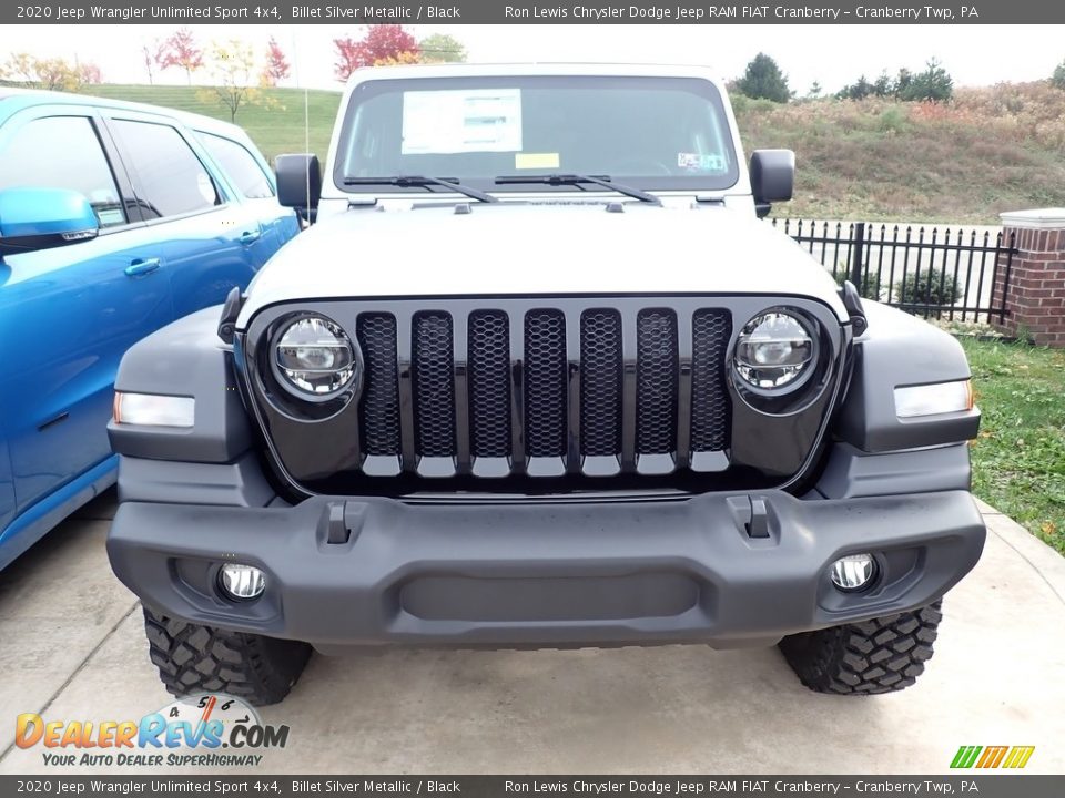 2020 Jeep Wrangler Unlimited Sport 4x4 Billet Silver Metallic / Black Photo #7