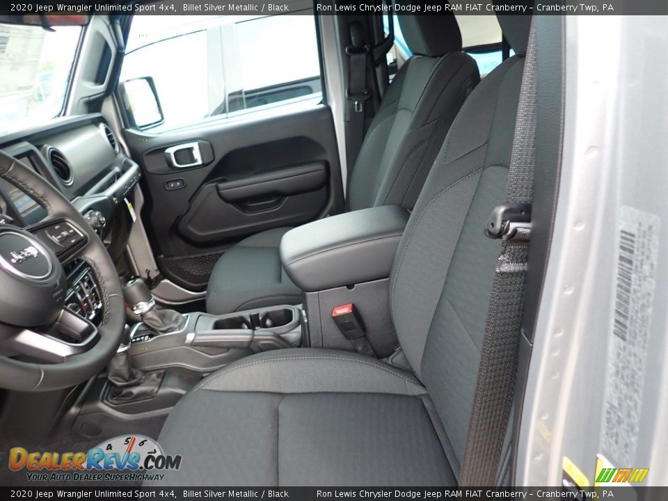 2020 Jeep Wrangler Unlimited Sport 4x4 Billet Silver Metallic / Black Photo #11