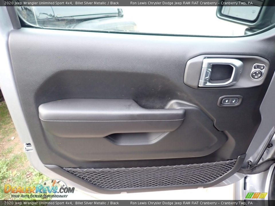 2020 Jeep Wrangler Unlimited Sport 4x4 Billet Silver Metallic / Black Photo #12