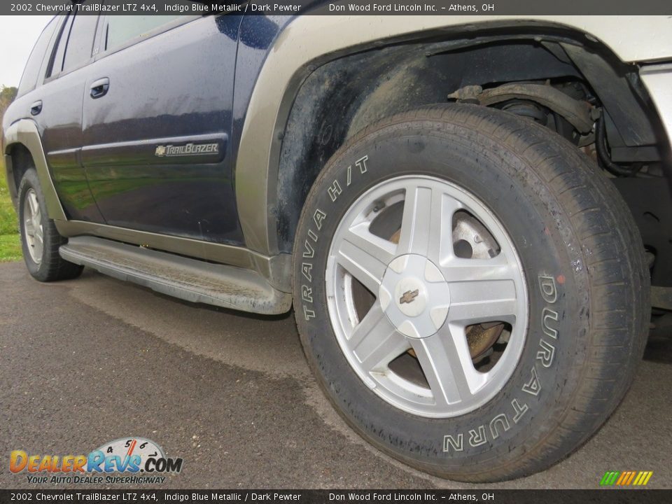 2002 Chevrolet TrailBlazer LTZ 4x4 Indigo Blue Metallic / Dark Pewter Photo #3