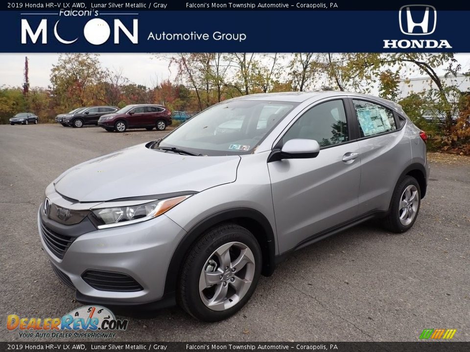 2019 Honda HR-V LX AWD Lunar Silver Metallic / Gray Photo #1