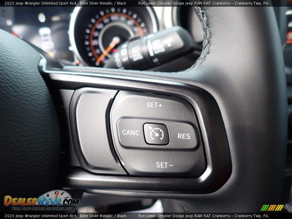 2020 Jeep Wrangler Unlimited Sport 4x4 Billet Silver Metallic / Black Photo #17