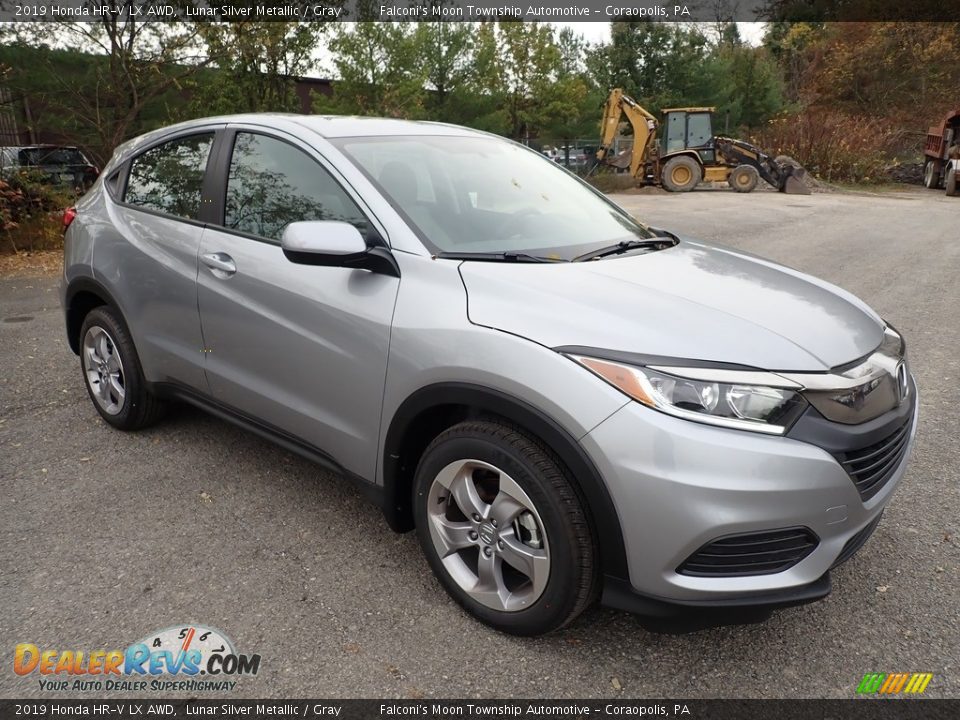 2019 Honda HR-V LX AWD Lunar Silver Metallic / Gray Photo #6