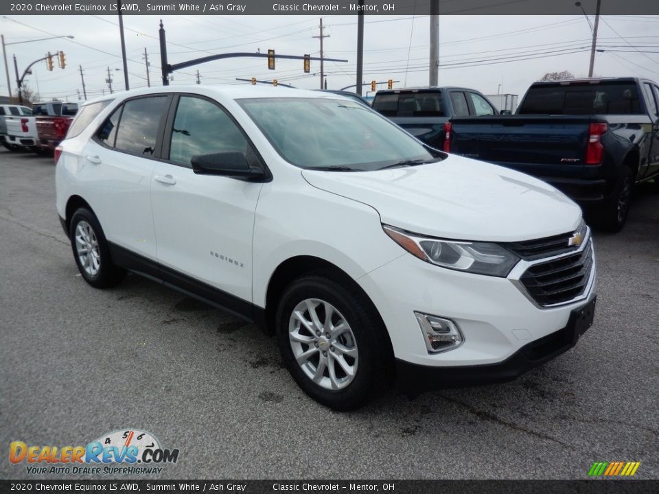2020 Chevrolet Equinox LS AWD Summit White / Ash Gray Photo #3