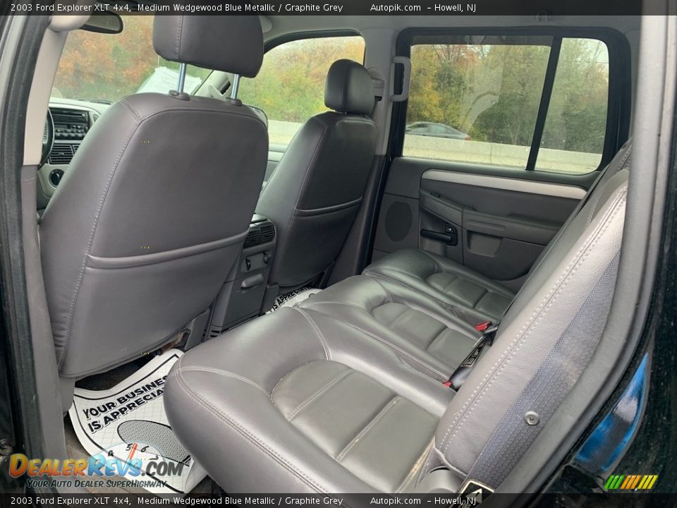 2003 Ford Explorer XLT 4x4 Medium Wedgewood Blue Metallic / Graphite Grey Photo #10