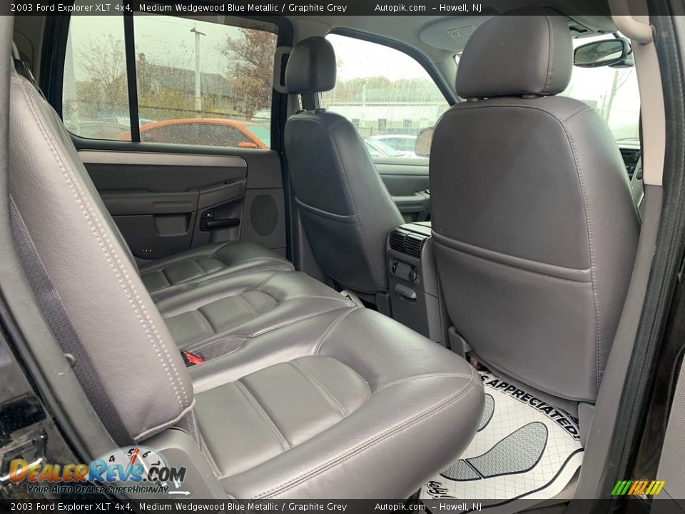 2003 Ford Explorer XLT 4x4 Medium Wedgewood Blue Metallic / Graphite Grey Photo #11