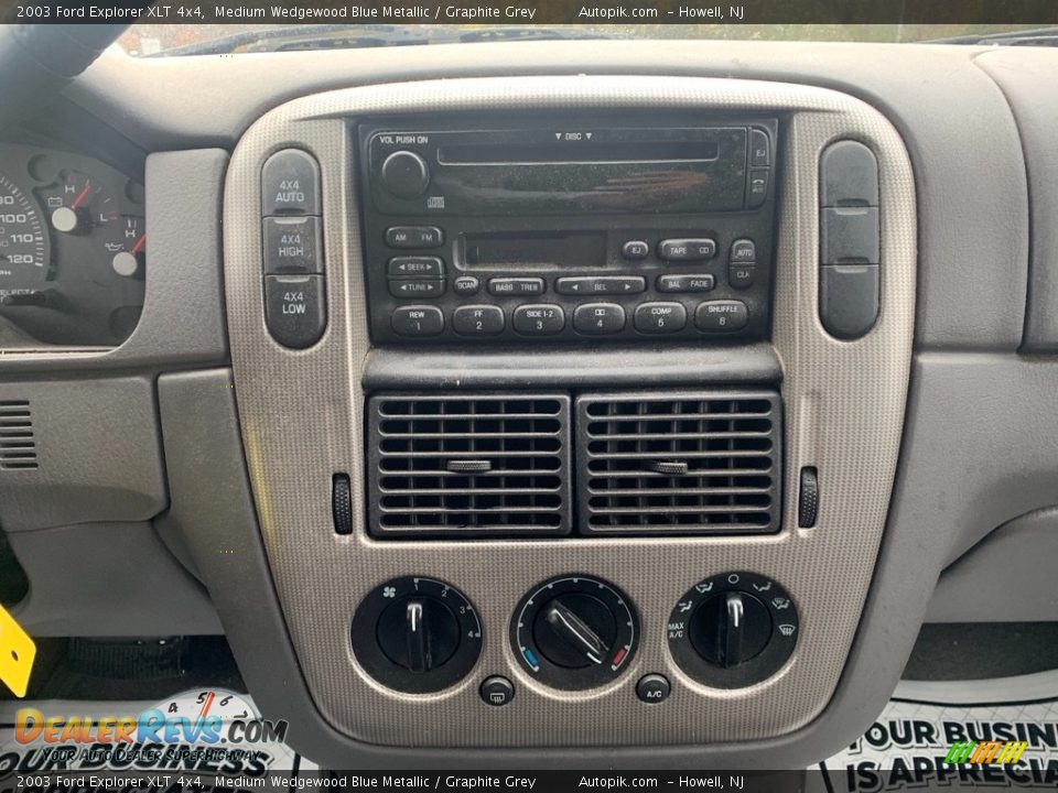 2003 Ford Explorer XLT 4x4 Medium Wedgewood Blue Metallic / Graphite Grey Photo #14