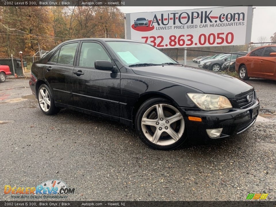 2002 Lexus IS 300 Black Onyx / Black Photo #1