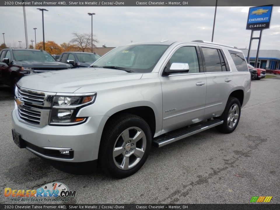 2020 Chevrolet Tahoe Premier 4WD Silver Ice Metallic / Cocoa/­Dune Photo #1