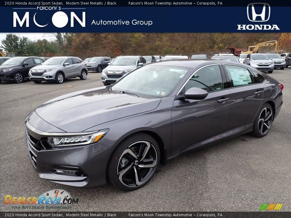 2020 Honda Accord Sport Sedan Modern Steel Metallic / Black Photo #1