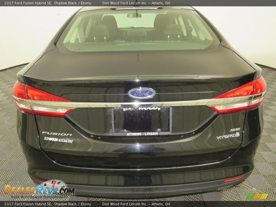 2017 Ford Fusion Hybrid SE Shadow Black / Ebony Photo #11