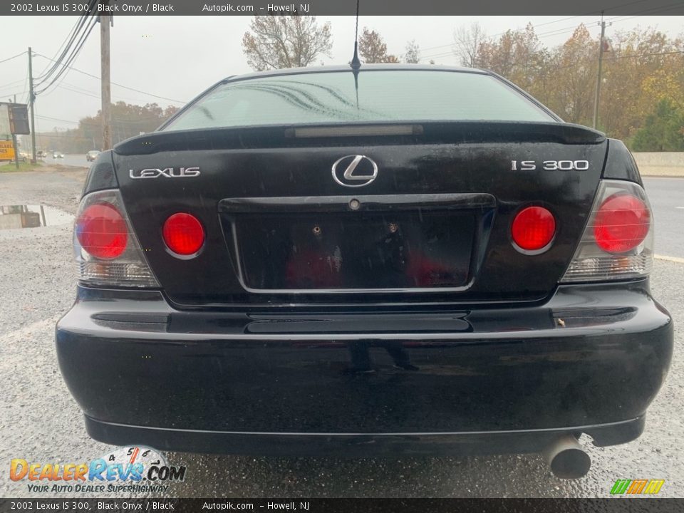 2002 Lexus IS 300 Black Onyx / Black Photo #4