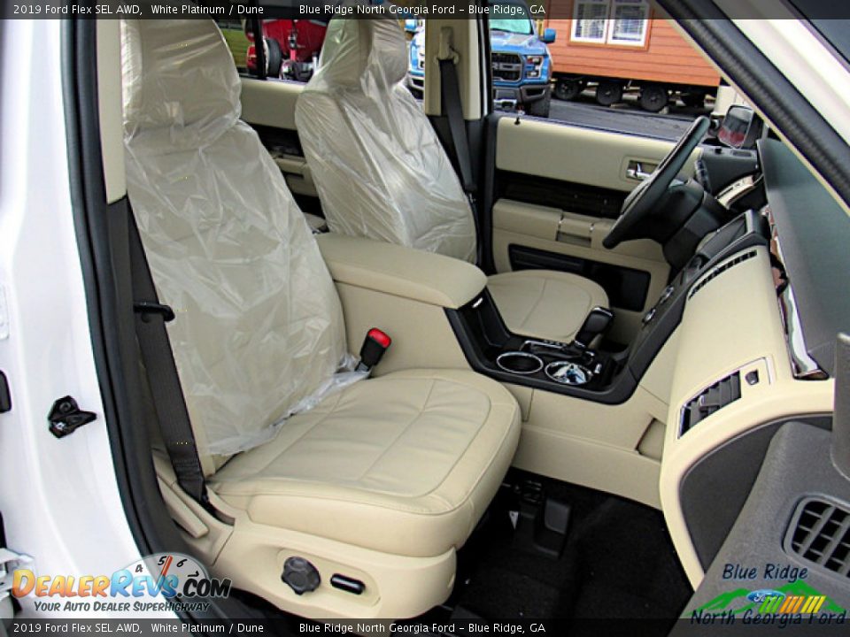 2019 Ford Flex SEL AWD White Platinum / Dune Photo #11