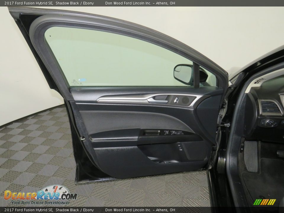 2017 Ford Fusion Hybrid SE Shadow Black / Ebony Photo #16