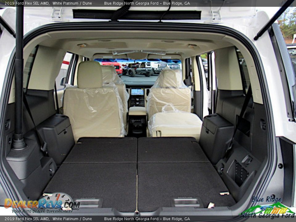 2019 Ford Flex SEL AWD White Platinum / Dune Photo #15