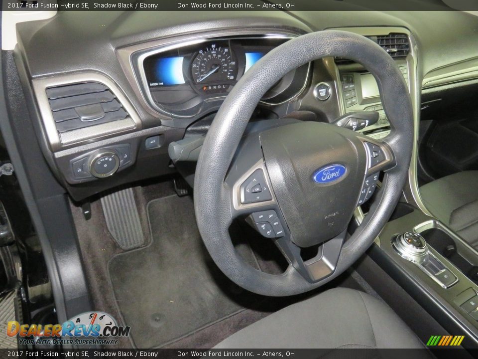 2017 Ford Fusion Hybrid SE Shadow Black / Ebony Photo #18