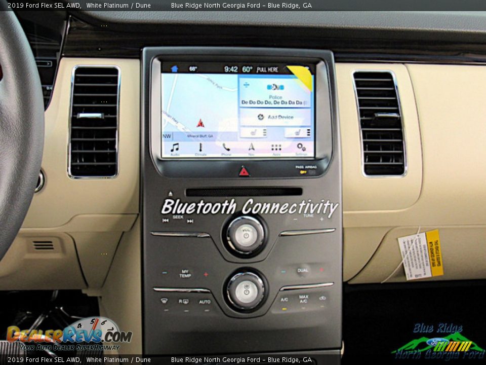 2019 Ford Flex SEL AWD White Platinum / Dune Photo #20