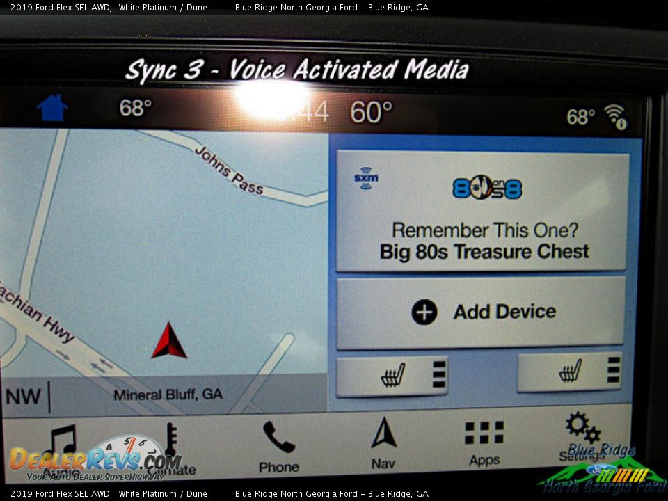 2019 Ford Flex SEL AWD White Platinum / Dune Photo #23