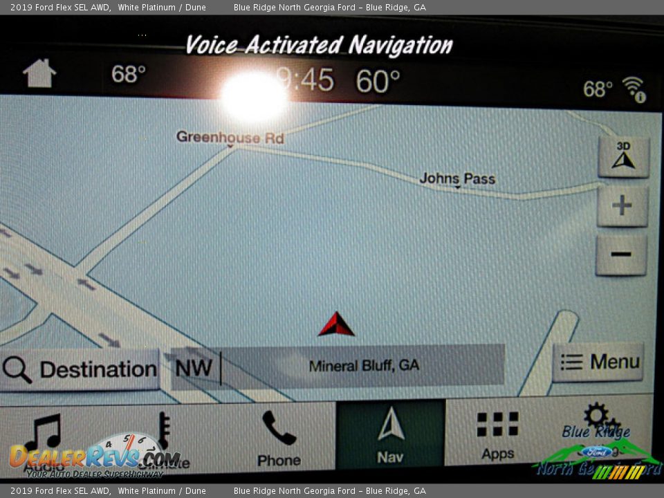 2019 Ford Flex SEL AWD White Platinum / Dune Photo #24