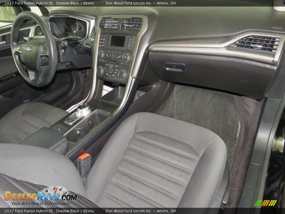 2017 Ford Fusion Hybrid SE Shadow Black / Ebony Photo #26