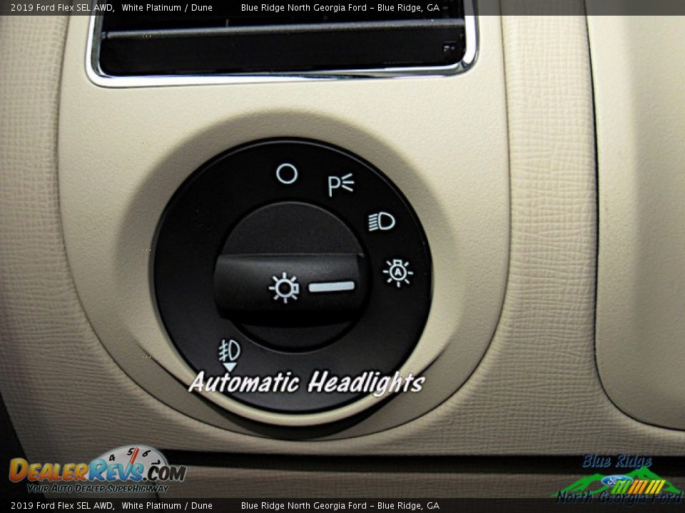2019 Ford Flex SEL AWD White Platinum / Dune Photo #27