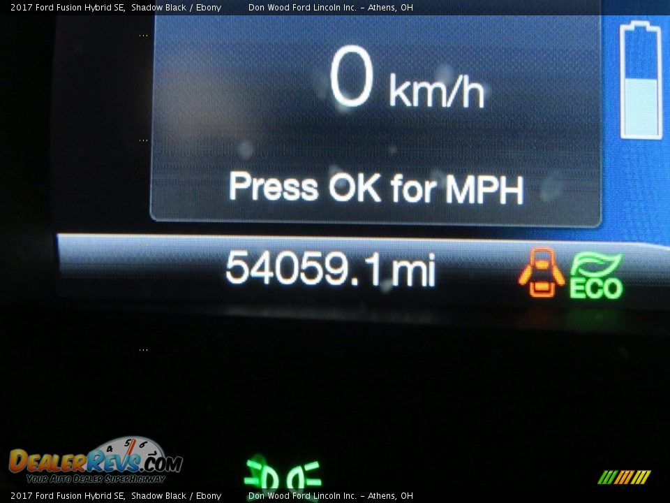 2017 Ford Fusion Hybrid SE Shadow Black / Ebony Photo #28