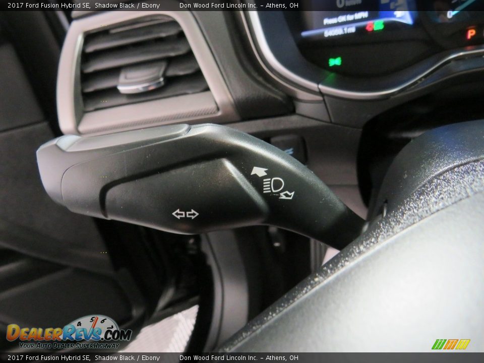 2017 Ford Fusion Hybrid SE Shadow Black / Ebony Photo #29