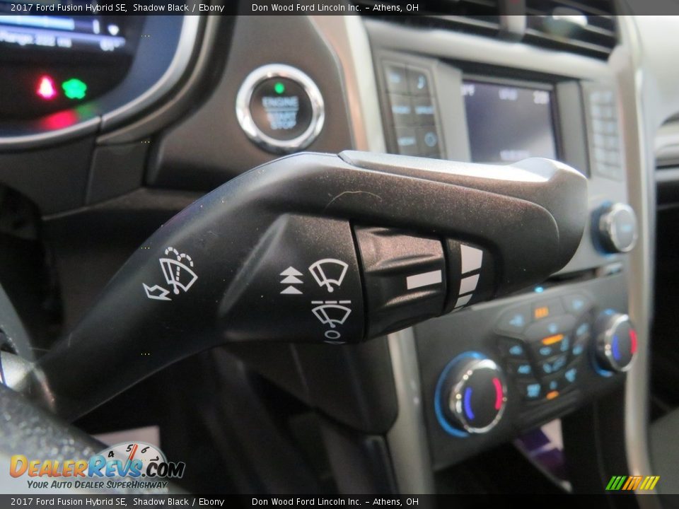 2017 Ford Fusion Hybrid SE Shadow Black / Ebony Photo #30