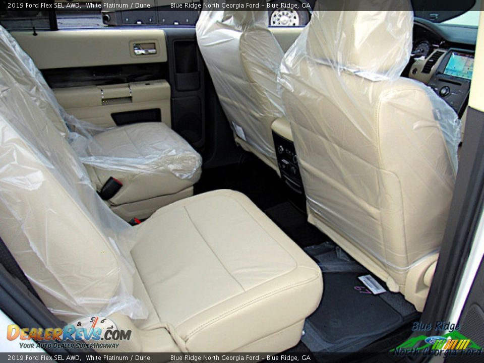 2019 Ford Flex SEL AWD White Platinum / Dune Photo #32