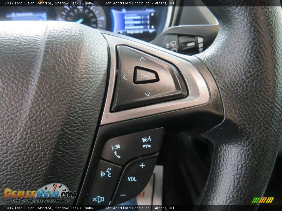 2017 Ford Fusion Hybrid SE Shadow Black / Ebony Photo #32
