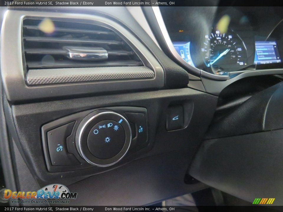 2017 Ford Fusion Hybrid SE Shadow Black / Ebony Photo #33
