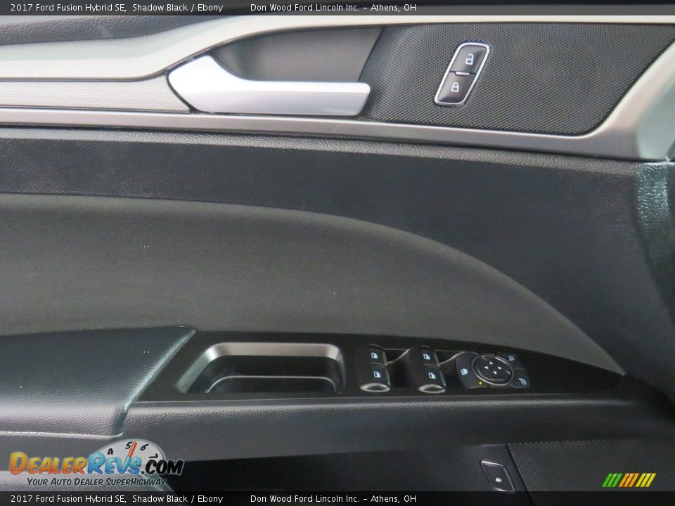 2017 Ford Fusion Hybrid SE Shadow Black / Ebony Photo #34