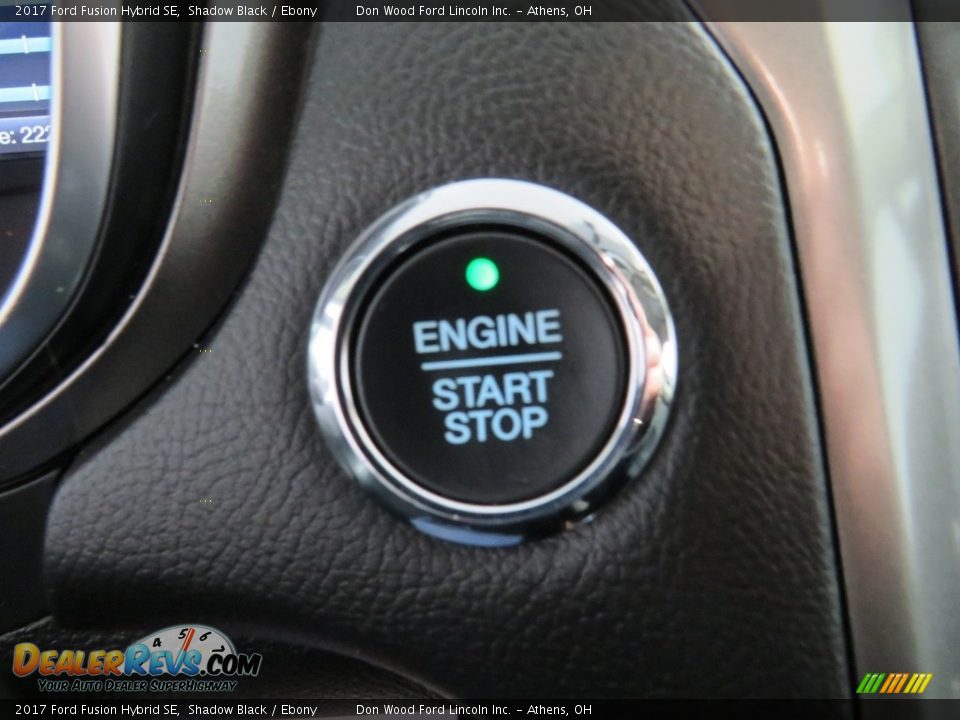 2017 Ford Fusion Hybrid SE Shadow Black / Ebony Photo #35