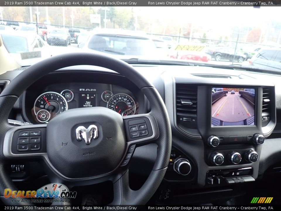 2019 Ram 3500 Tradesman Crew Cab 4x4 Bright White / Black/Diesel Gray Photo #19