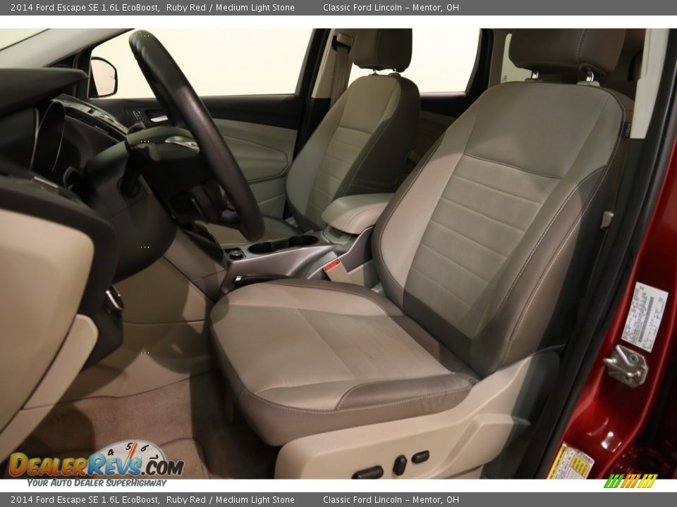 2014 Ford Escape SE 1.6L EcoBoost Ruby Red / Medium Light Stone Photo #5