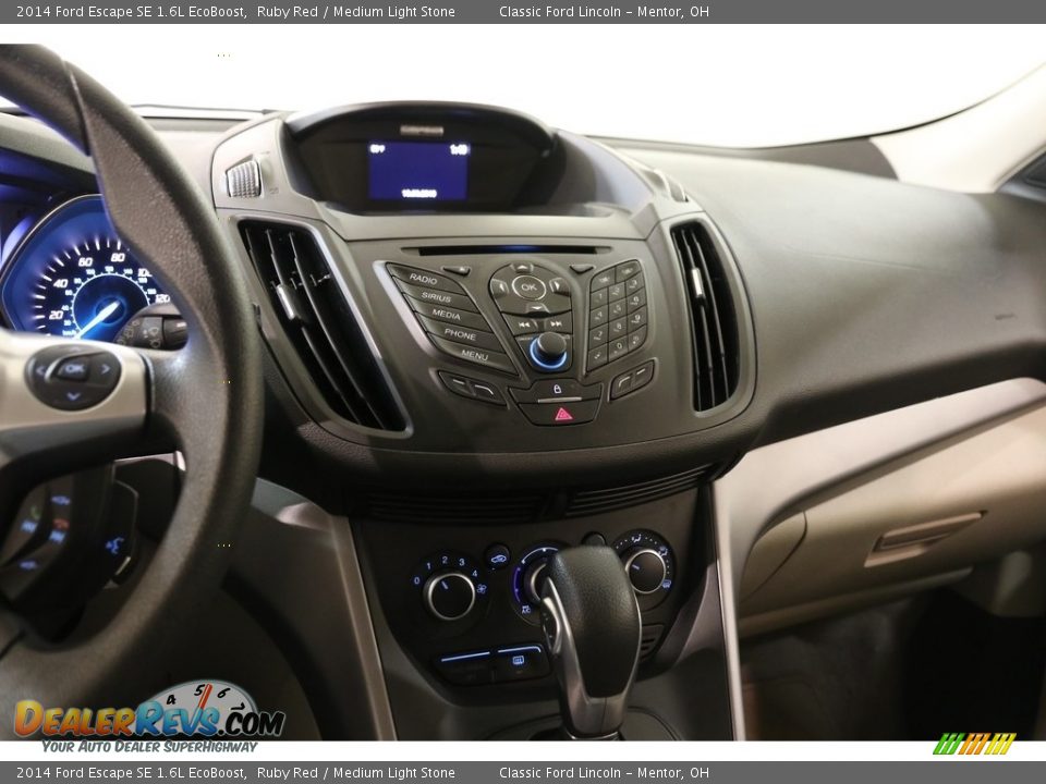 2014 Ford Escape SE 1.6L EcoBoost Ruby Red / Medium Light Stone Photo #9