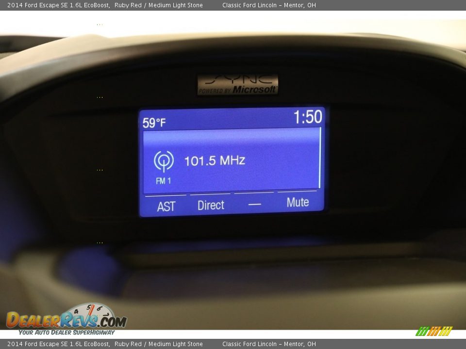 2014 Ford Escape SE 1.6L EcoBoost Ruby Red / Medium Light Stone Photo #10