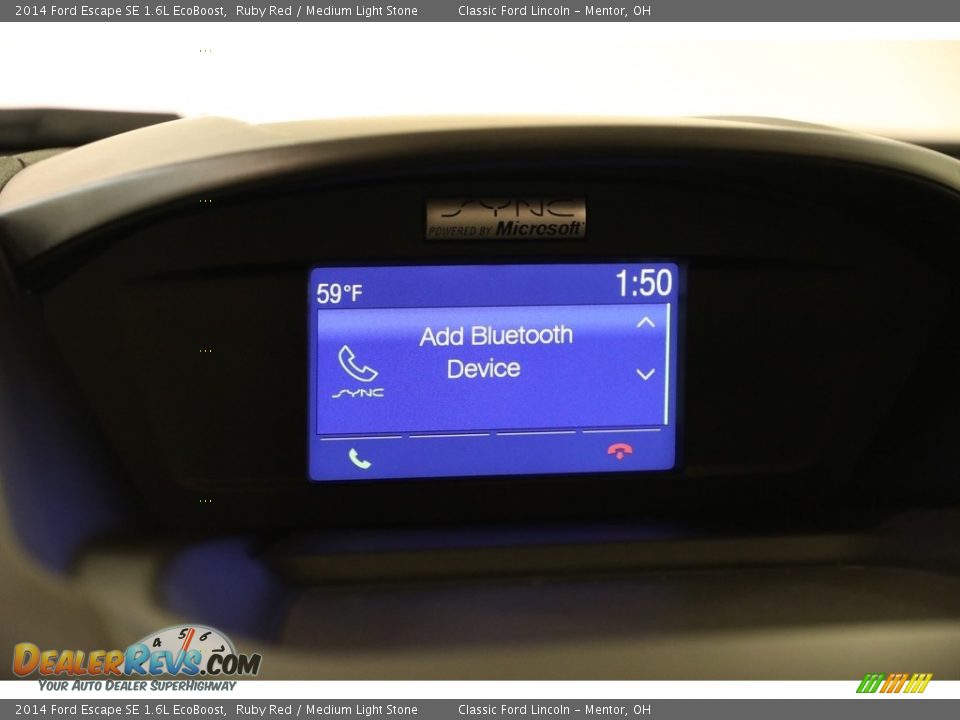 2014 Ford Escape SE 1.6L EcoBoost Ruby Red / Medium Light Stone Photo #11
