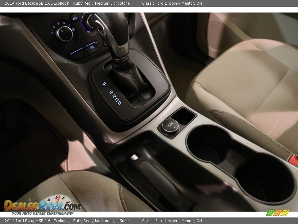 2014 Ford Escape SE 1.6L EcoBoost Ruby Red / Medium Light Stone Photo #12
