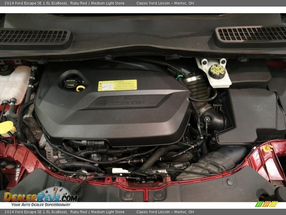 2014 Ford Escape SE 1.6L EcoBoost Ruby Red / Medium Light Stone Photo #18