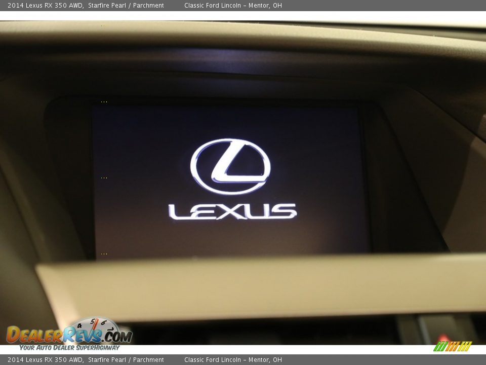 2014 Lexus RX 350 AWD Starfire Pearl / Parchment Photo #10