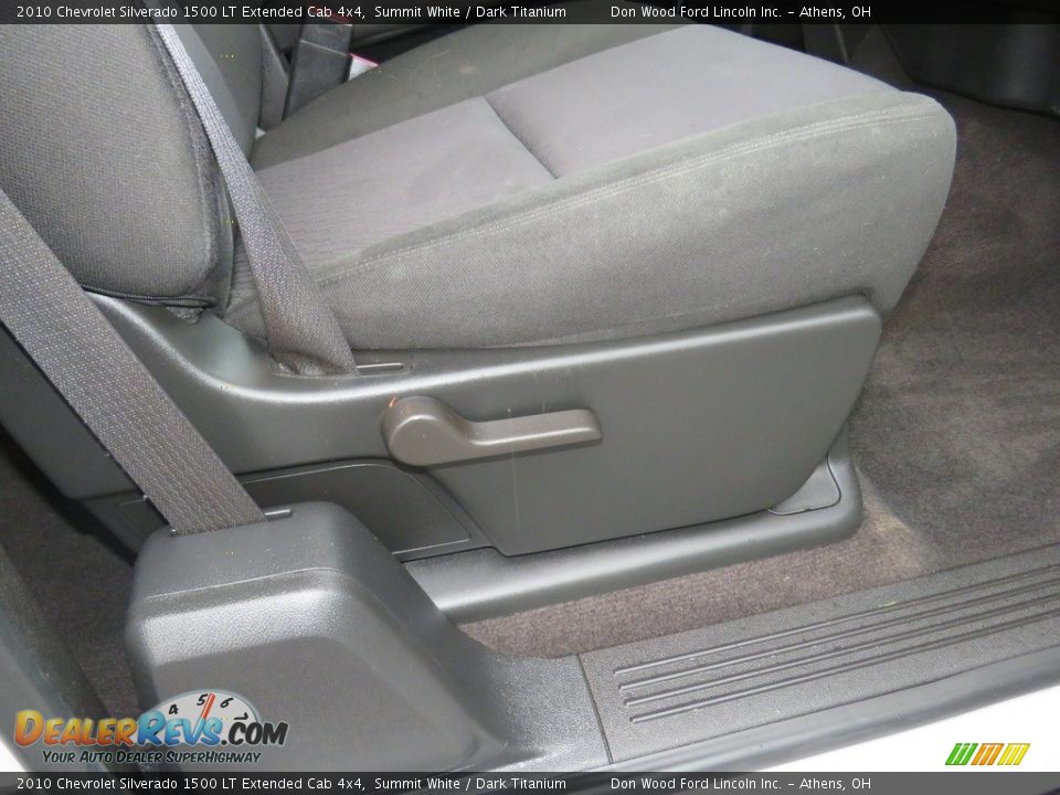 2010 Chevrolet Silverado 1500 LT Extended Cab 4x4 Summit White / Dark Titanium Photo #20