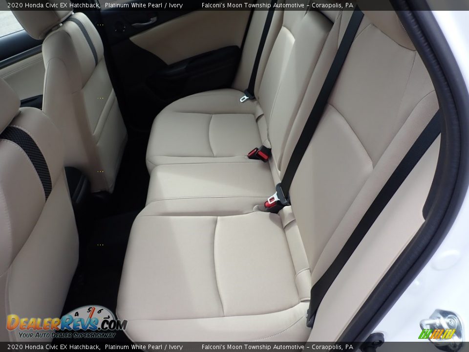 Rear Seat of 2020 Honda Civic EX Hatchback Photo #9